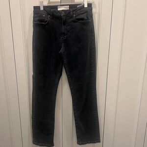 Jeanerica "Used Black" organic cotton jeans